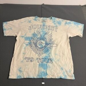Journey 79 Tour Blue Tie Dye Graphic T-Shirt Mens Medium 2021 Nomota LLC